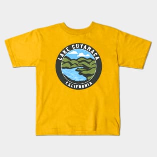 Lake Cuyamaca California Kids T-Shirt